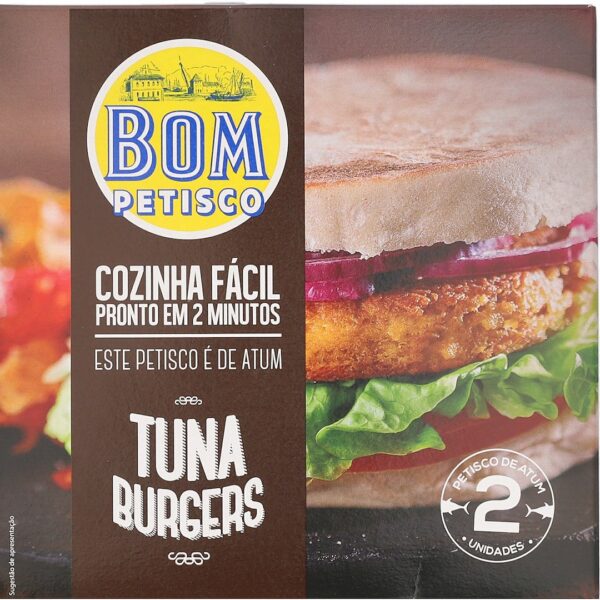 Burgery z tuńczyka (2 x 75 g) 150 g — Bom Petisco