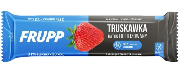 Baton liofilizowany truskawkowy bezglutenowy 10 g — Celiko