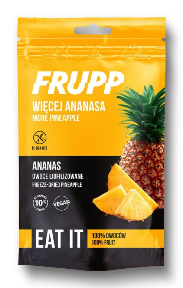 Ananas liofilizowany bezglutenowy 15 g — Celiko