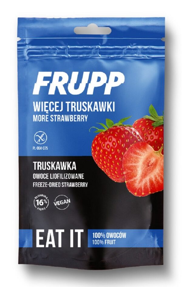 Truskawki liofilizowane bezglutenowe 13 g — Celiko