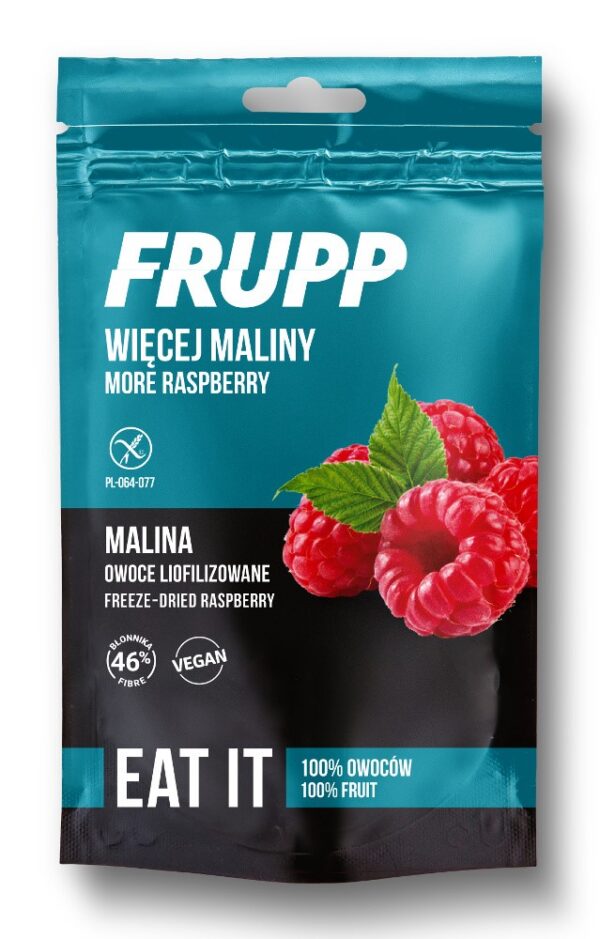 Maliny liofilizowane bezglutenowe 15 g — Celiko