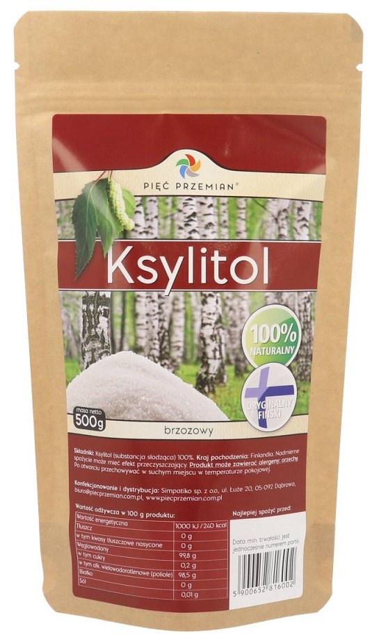 Ksylitol 500 g — Pięć Przemian