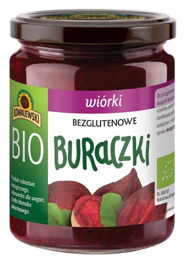Buraczki wiórki bezglutenowe BIO 480 g — Kowalewski