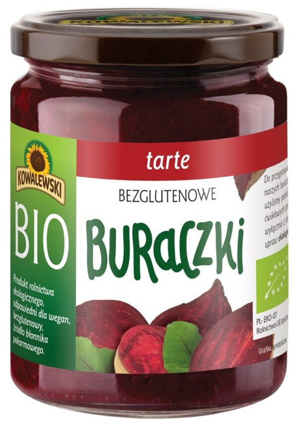 Buraczki tarte bezglutenowe BIO 480 g — Kowalewski