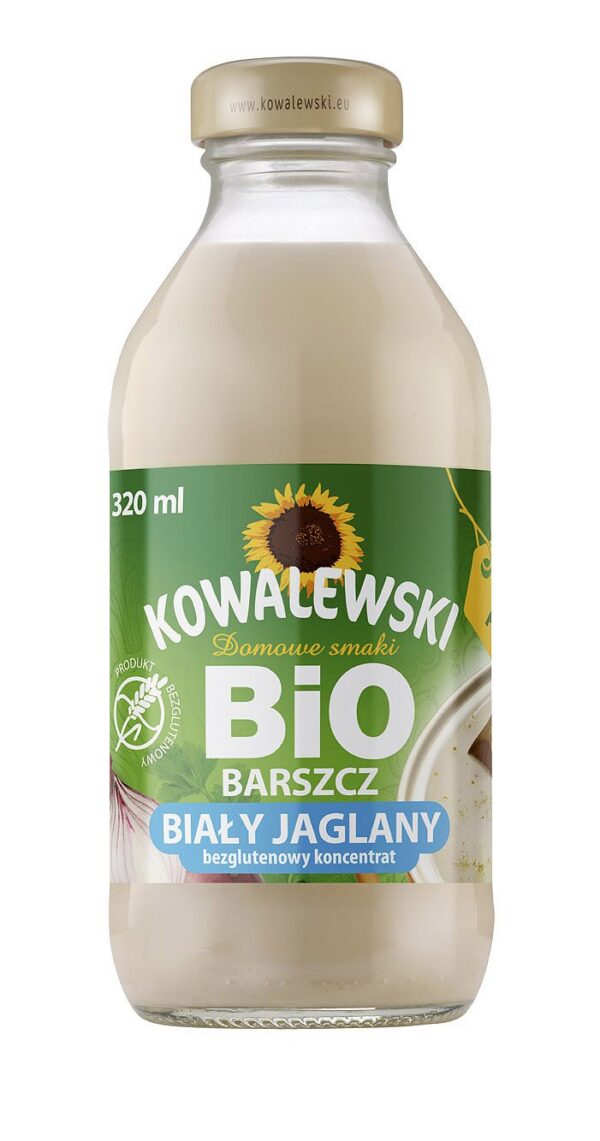 Barszcz biały jaglany bezglutenowy koncentrat BIO 320 ml — Kowalewski