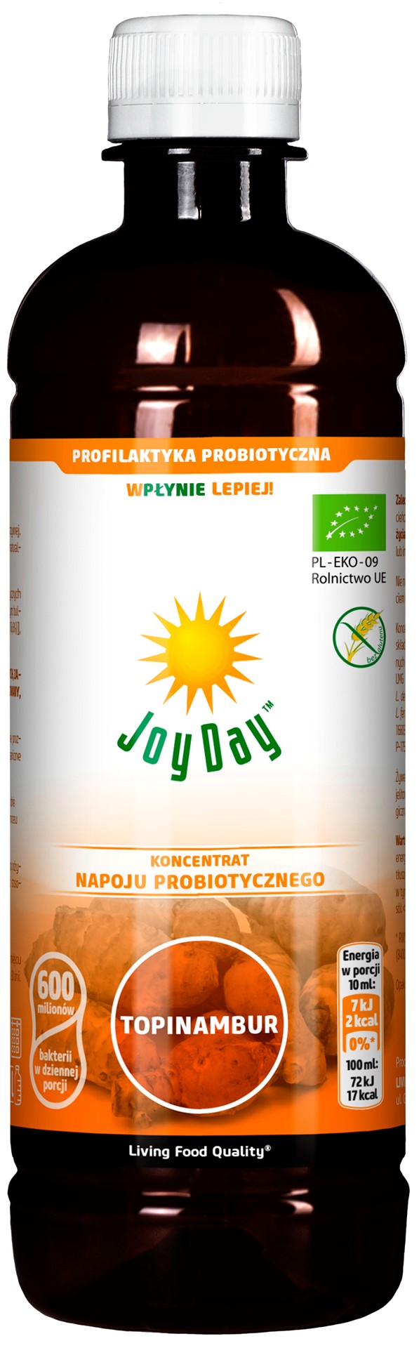 Koncentrat napoju fermentowanego topinambur bezglutenowy BIO 500 ml — Joy Day