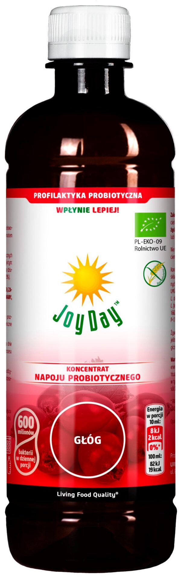Koncentrat napoju fermentowanego głóg bezglutenowy BIO 500 ml — Joy Day
