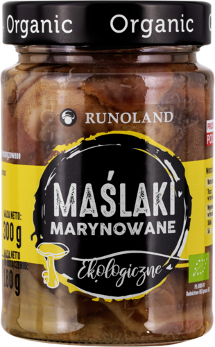 Maślaki marynowane BIO 300 g (180 g) — Runoland