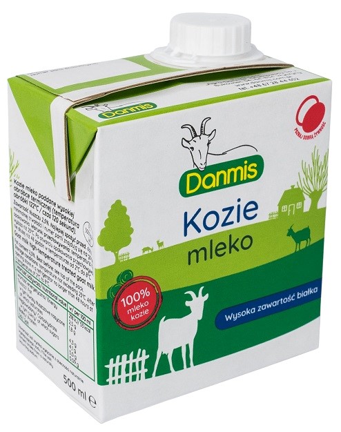 Kozie mleko UHT (2,5 % tłuszczu) 500 ml — Danmis