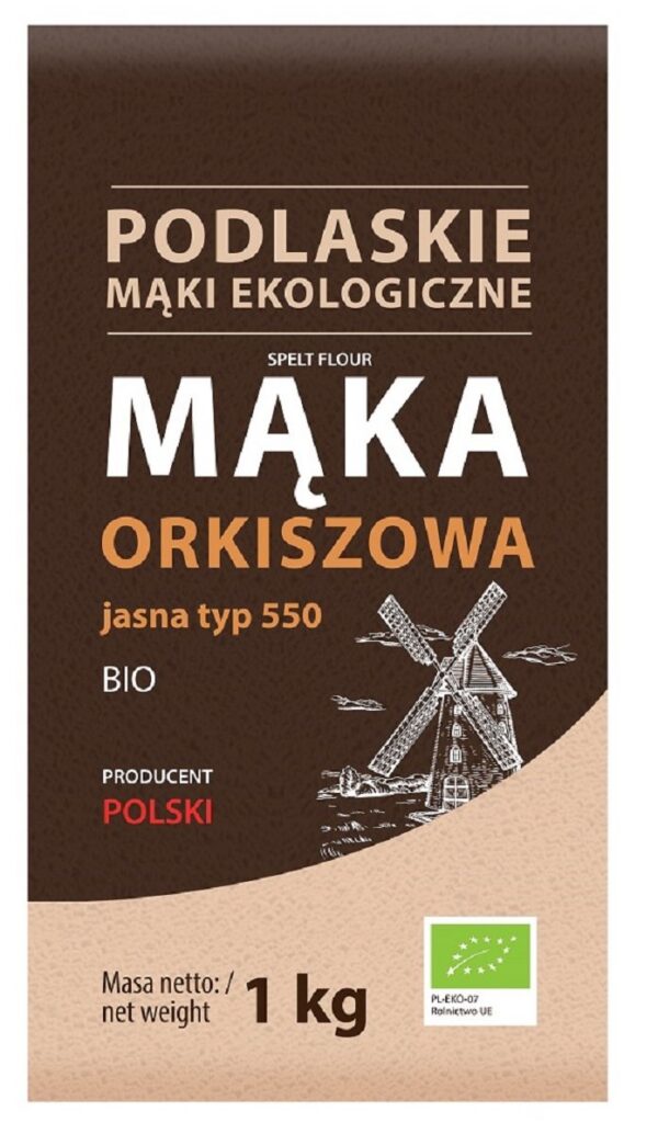 Mąka pszenna orkiszowa jasna typ 550 BIO 1 kg — Bio Life