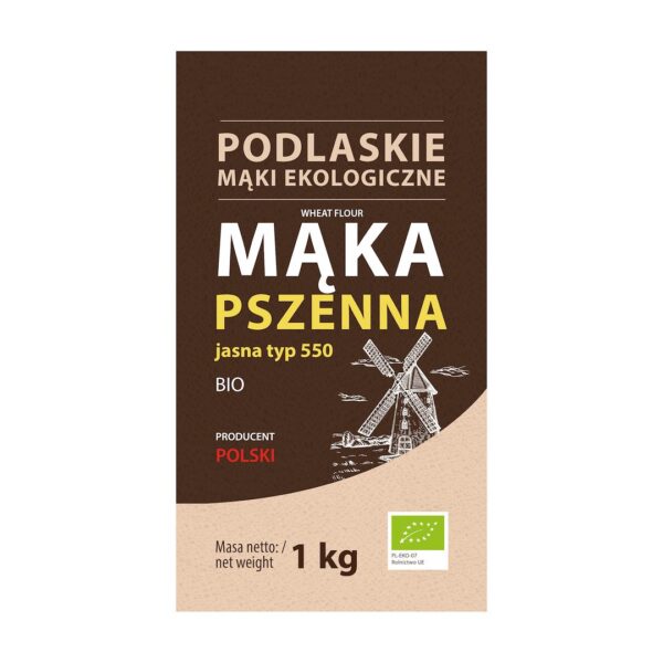 Mąka pszenna jasna typ 550 BIO 1 kg — Bio Life