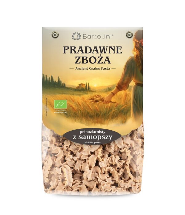 Makaron (z samopszy razowy) fala BIO 250 g — Bartolini