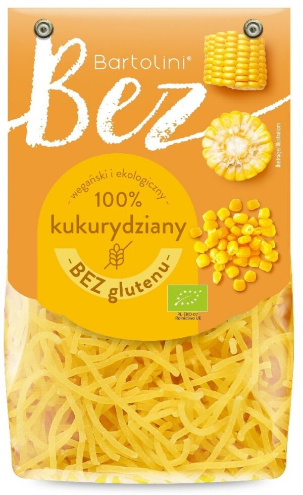 Makaron (kukurydziany) krajanka bezglutenowy BIO 250 g — Bartolini