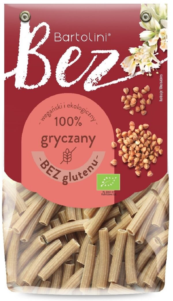 Makaron (gryczany) rurka maccheroni bezglutenowy BIO 250 g — Bartolini