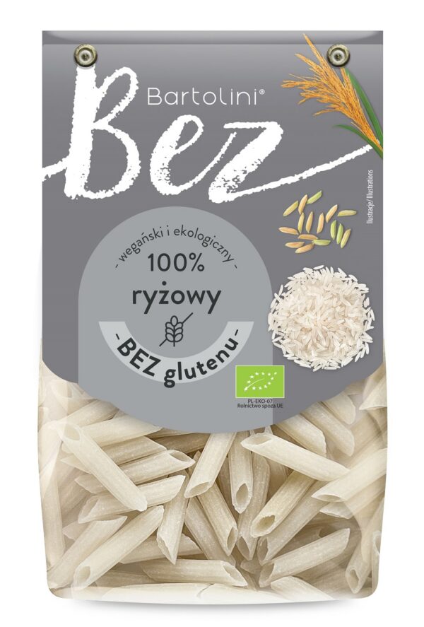 Makaron (ryżowy) penne bezglutenowy BIO 250 g — Bartolini