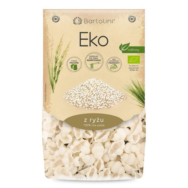 Makaron (ryżowy) muszelki BIO 250 g — Bartolini