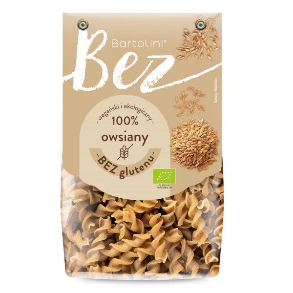 Makaron (owsiany) świderki bezglutenowy BIO 250 g — Bartolini