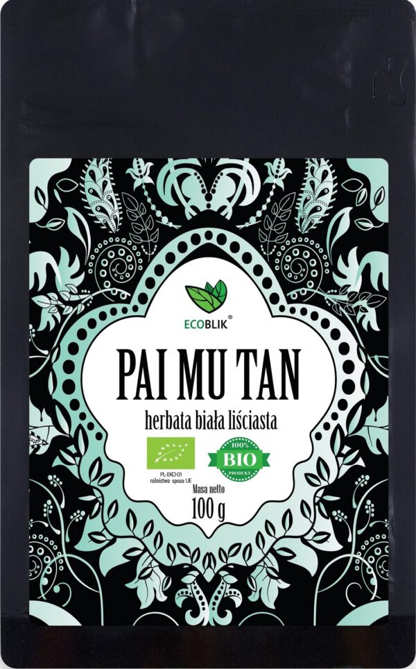 Herbata biała liściasta Pai mu Tan BIO 100 g — Ecoblik