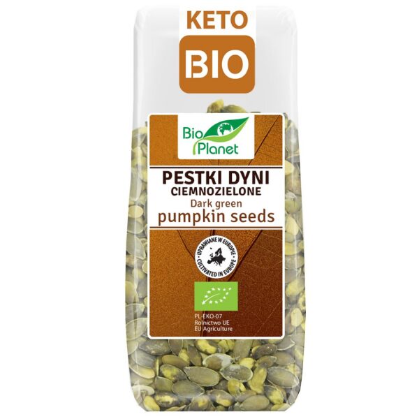Pestki dyni ciemnozielone (uprawiane w Europie) BIO 150 g — Bio Planet