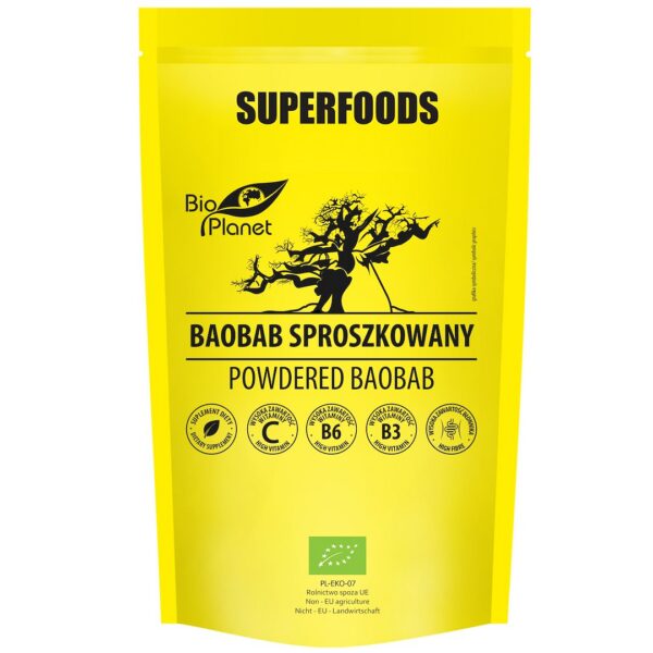 Baobab sproszkowany BIO 150 g — Bio Planet