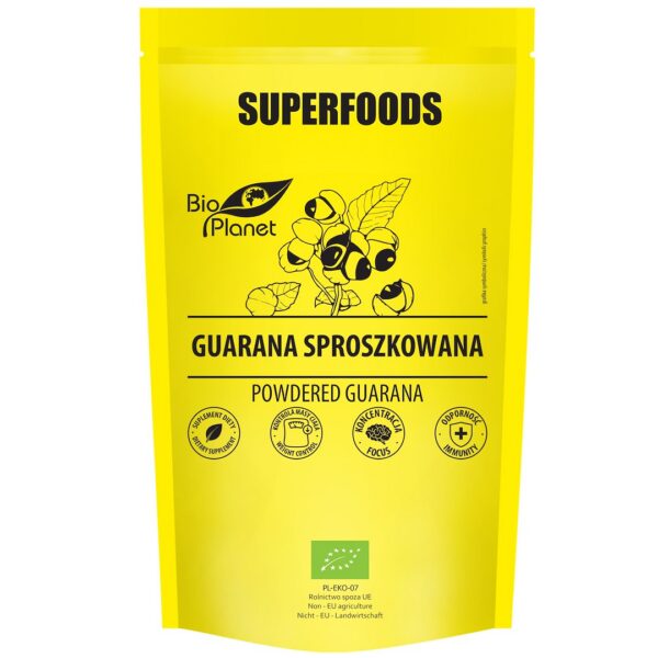 Guarana sproszkowana BIO 150 g — Bio Planet