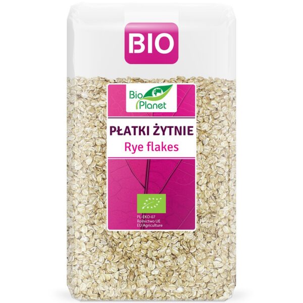 Płatki żytnie BIO 600 g — Bio Planet