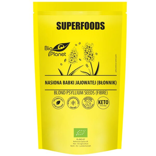 Nasiona babki jajowatej (błonnik) BIO 250 g — Bio Planet