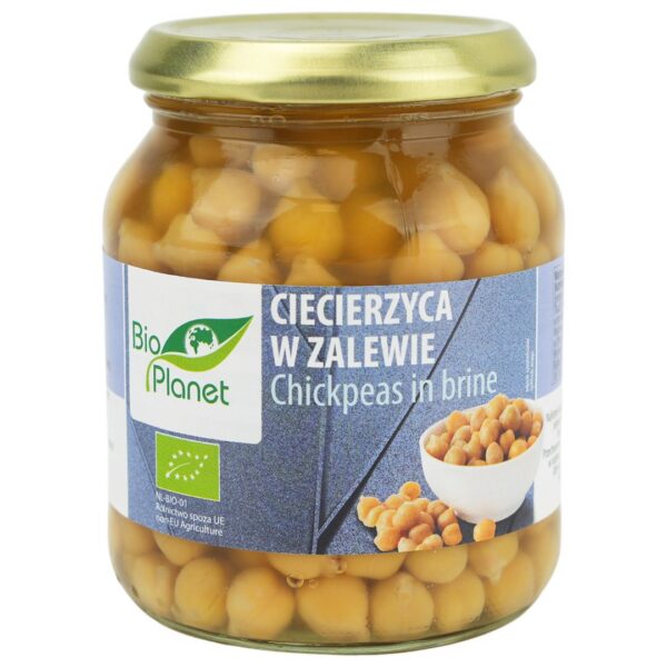 Ciecierzyca w zalewie BIO 350 g (230 g) (słoik) — Bio Planet