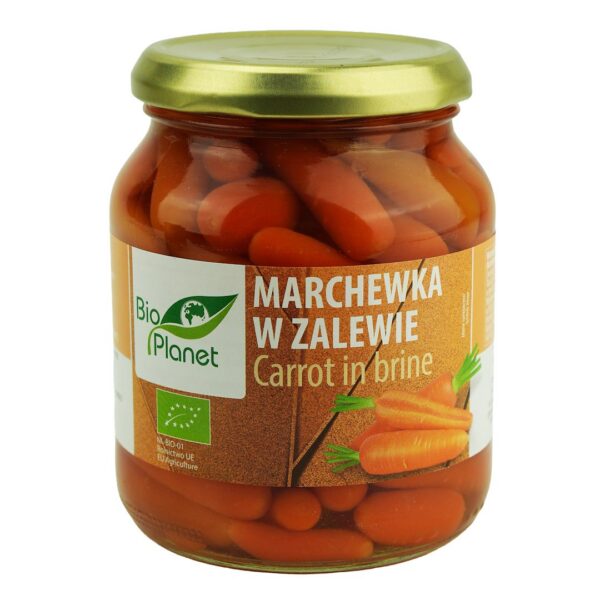 Marchewka w zalewie BIO 340 g (215 g) (słoik) — Bio Planet