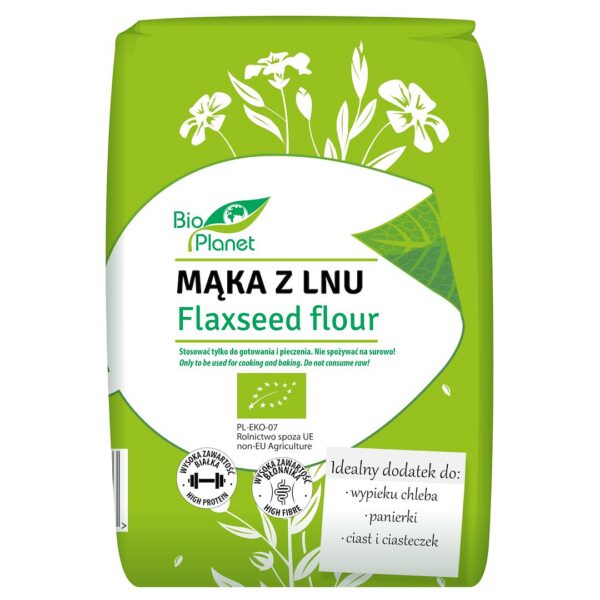 Mąka z lnu BIO 400 g — Bio Planet