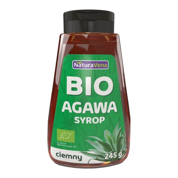 Syrop z agawy ciemny BIO 245 g — Naturavena