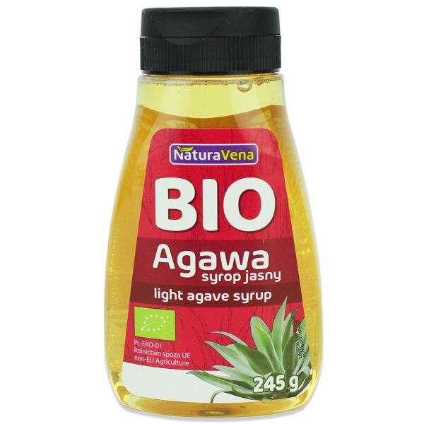 Syrop z agawy jasny BIO 245 g — Naturavena