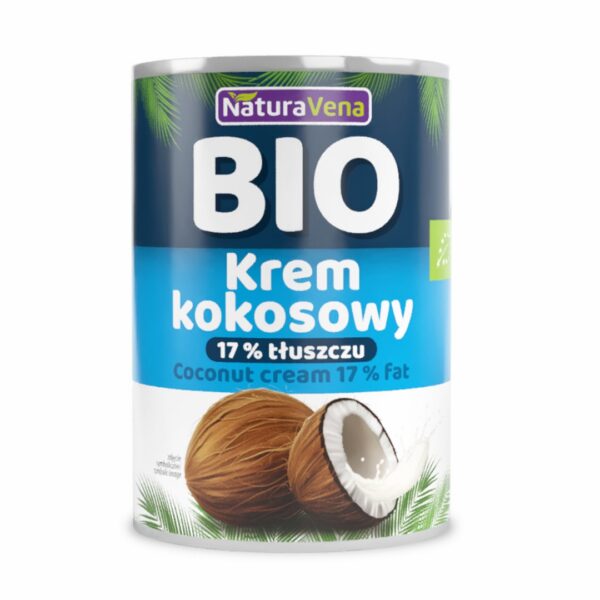 Coconut Milk, napój kokosowy 17 % tłuszczu BIO 400 g — Naturavena