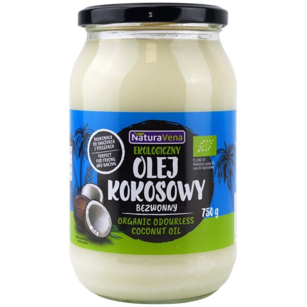 Olej kokosowy bezwonny BIO 830 ml — Naturavena