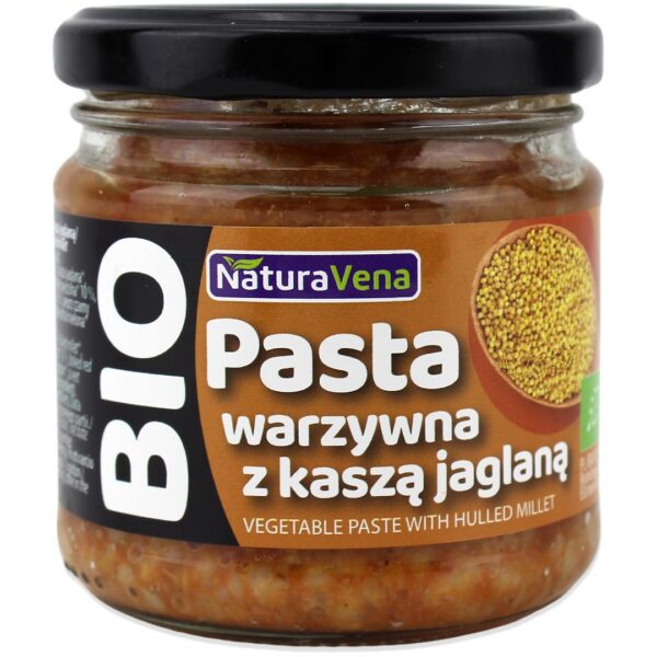 Pasta warzywna z kaszą jaglaną BIO 185 g — Naturavena