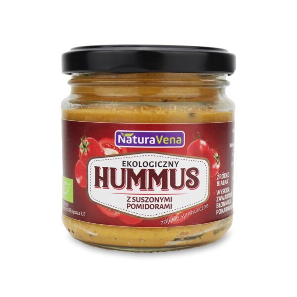 Hummus z suszonymi pomidorami BIO 185 g — Naturavena