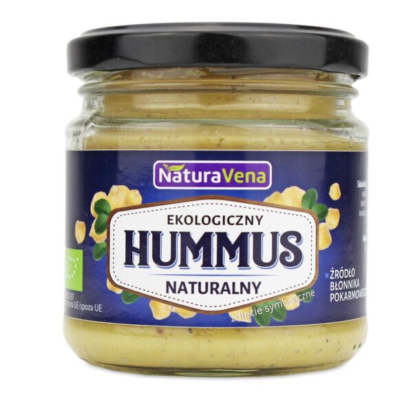 Hummus naturalny BIO 185 g — Naturavena