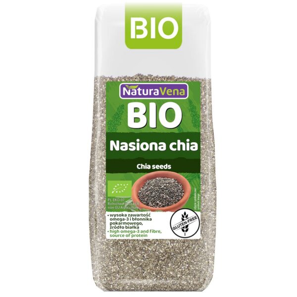 Chia nasiona bezglutenowe BIO 200 g — Naturavena