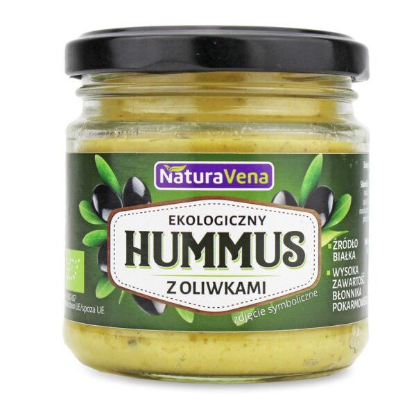 Hummus z oliwkami BIO 185 g — Naturavena