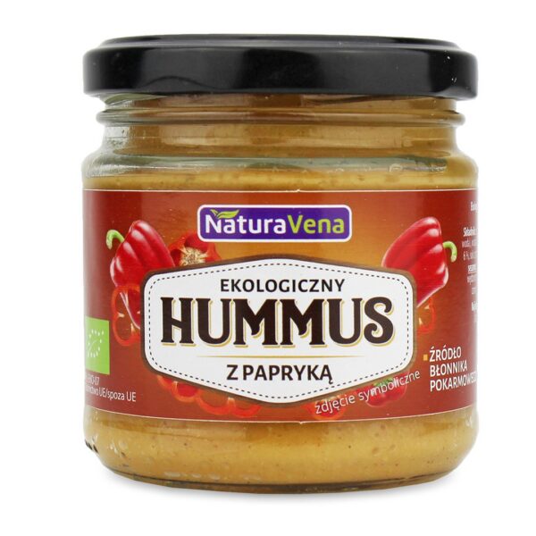 Hummus z papryką BIO 185 g — Naturavena