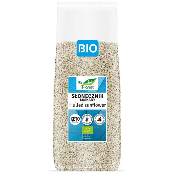 Słonecznik łuskany bezglutenowy BIO 800 g — Bio Planet