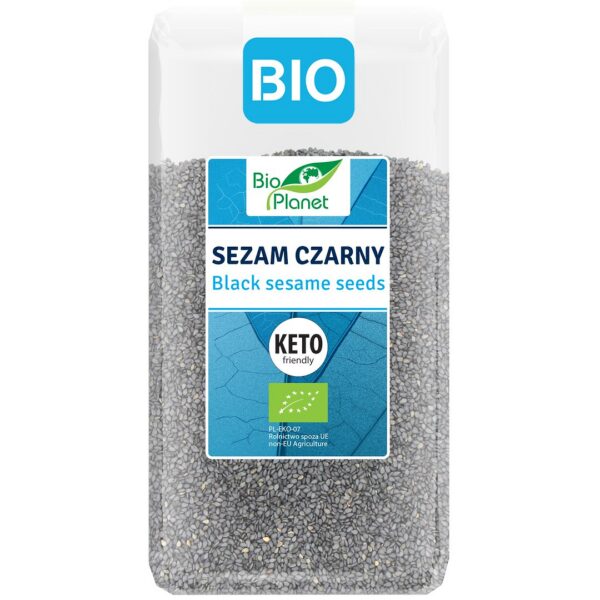 Sezam czarny niełuskany BIO 400 g — Bio Planet