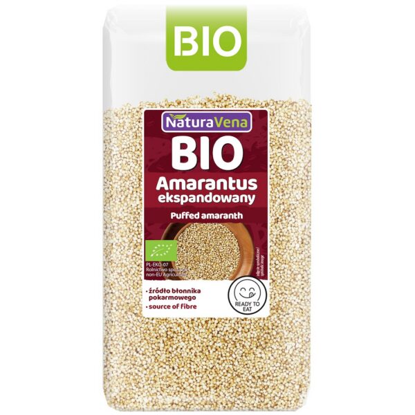 Amarantus ekspandowany BIO 110 g — Naturavena