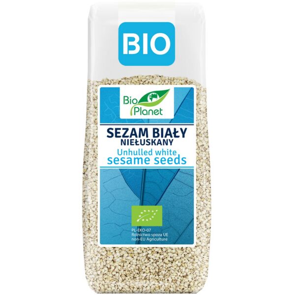 Sezam biały niełuskany BIO 200 g — Bio Planet