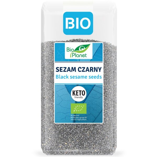 Sezam czarny niełuskany BIO 200 g — Bio Planet