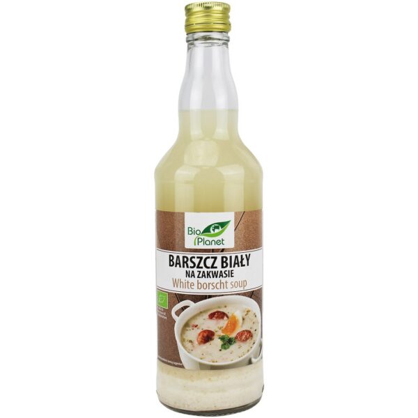 Barszcz biały na zakwasie niepasteryzowany BIO 500 ml — Bio Planet