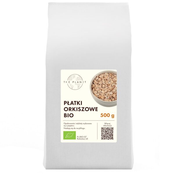 Płatki orkiszowe BIO 500 g — The Planet