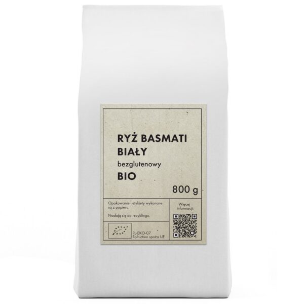 Ryż basmati biały bezglutenowy BIO 800 g — The Planet