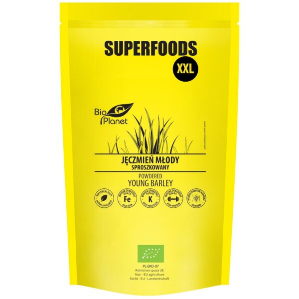 Jęczmień młody sproszkowany BIO 400 g — Bio Planet