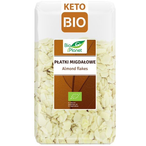 Płatki migdałowe BIO 600 g — Bio Planet